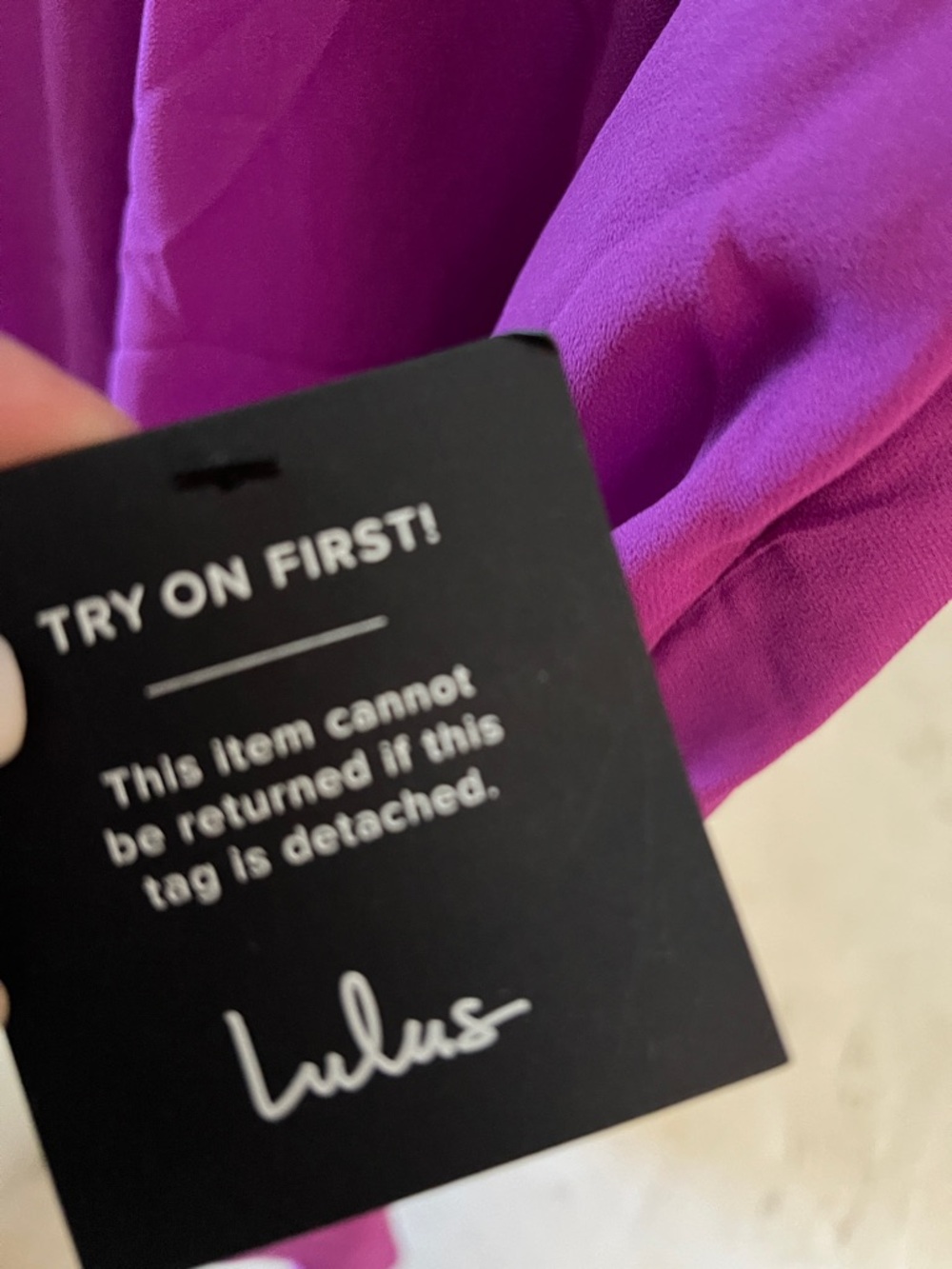 NWT LULU'S Celebration tired party event dress purple M - Picture 8 of 9